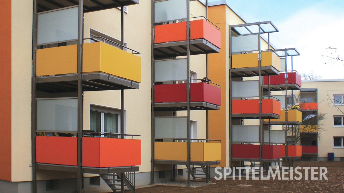 Balkonbau in Rüsselsheim als Stahlbalkon